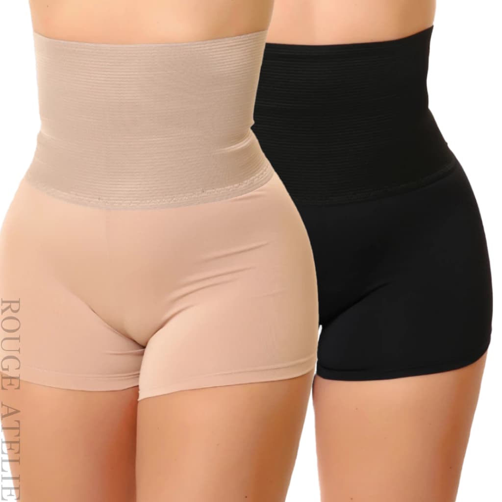 Bermuda Modeladora Anágua Cinta Short Feminino Modelador Alta Compressão Reduz Medidas Pos Parto