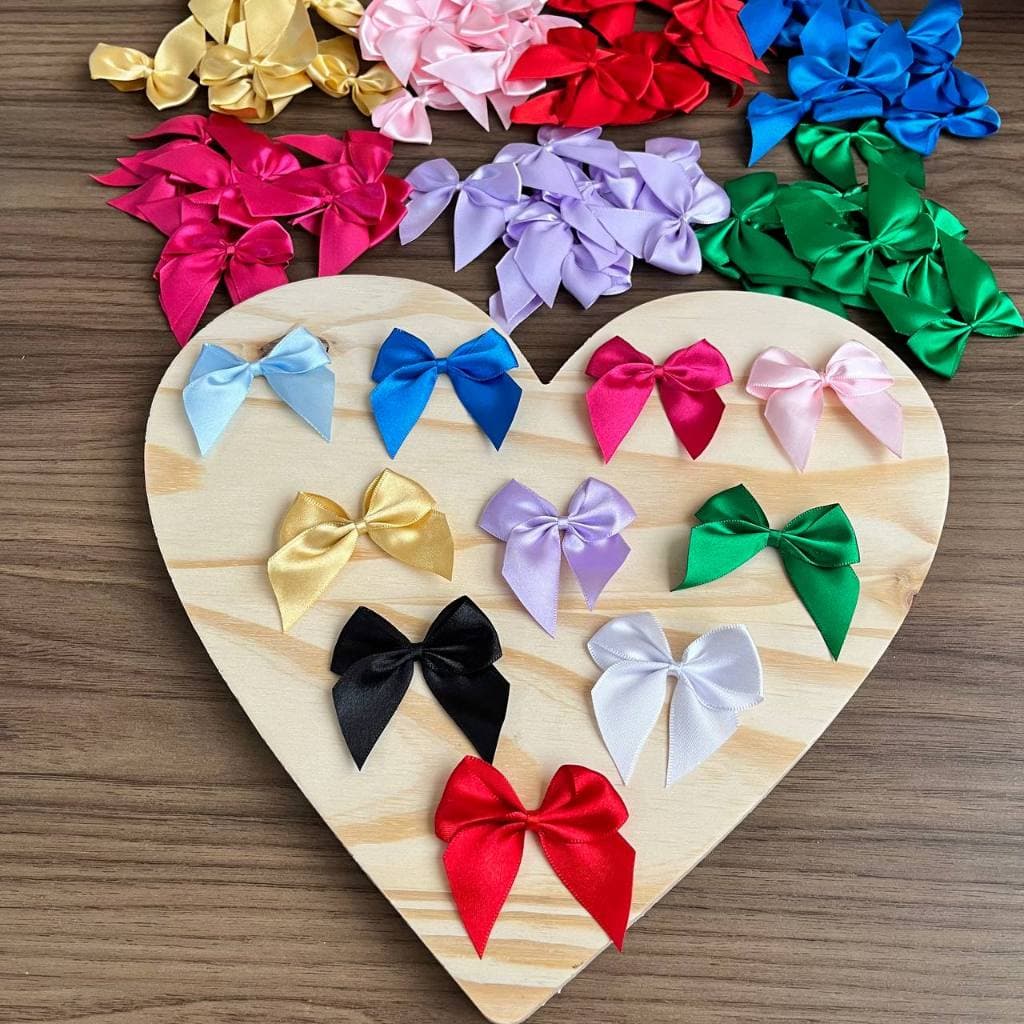 Laço  de cetim  número 5 com  10 - 25 ou 50 UN  excelente acabamento bola acrílica festa bomboniere lembrancinha