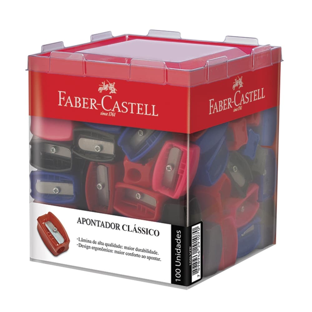 Apontador Clássico Faber-Castell Mix