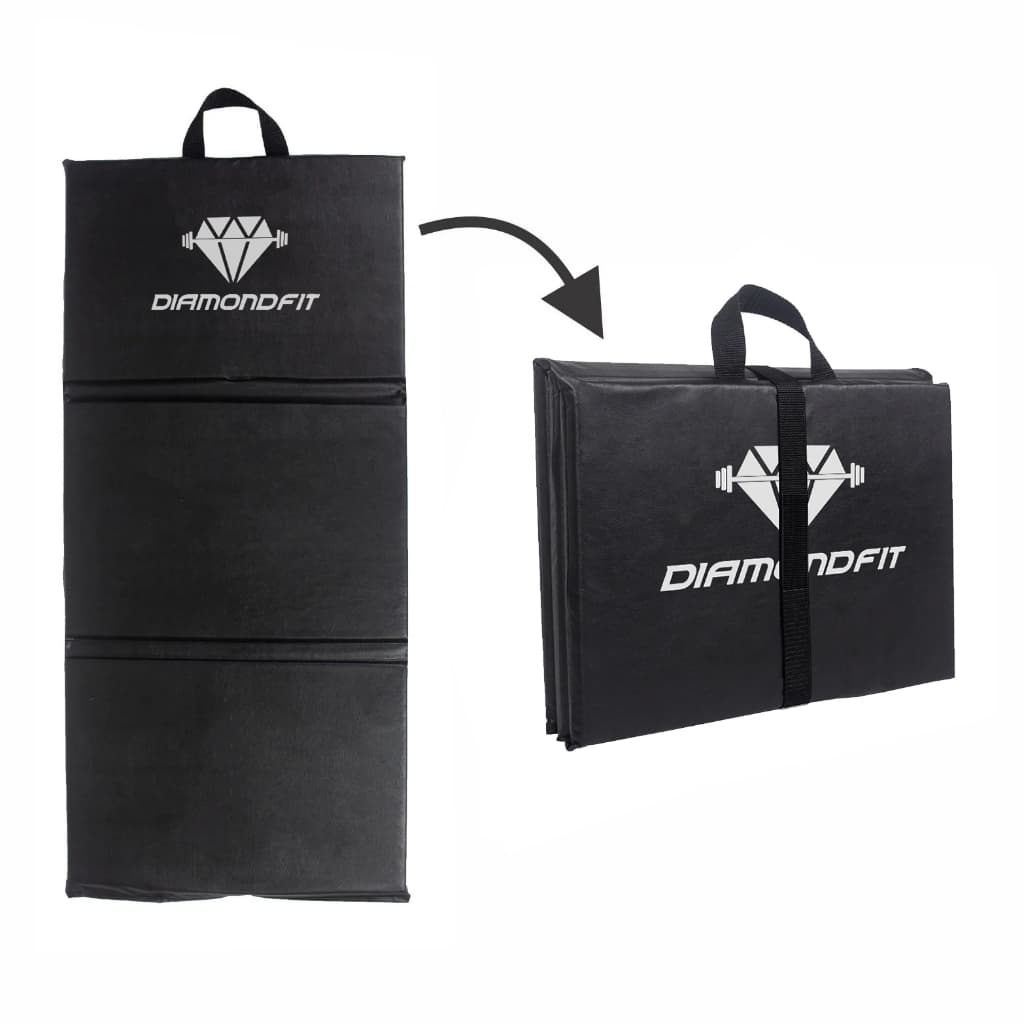 Colchonete Dobrável Maleta Academia Ginástica Fitness Abdominal Yoga Pilates Espuma Confortável D50