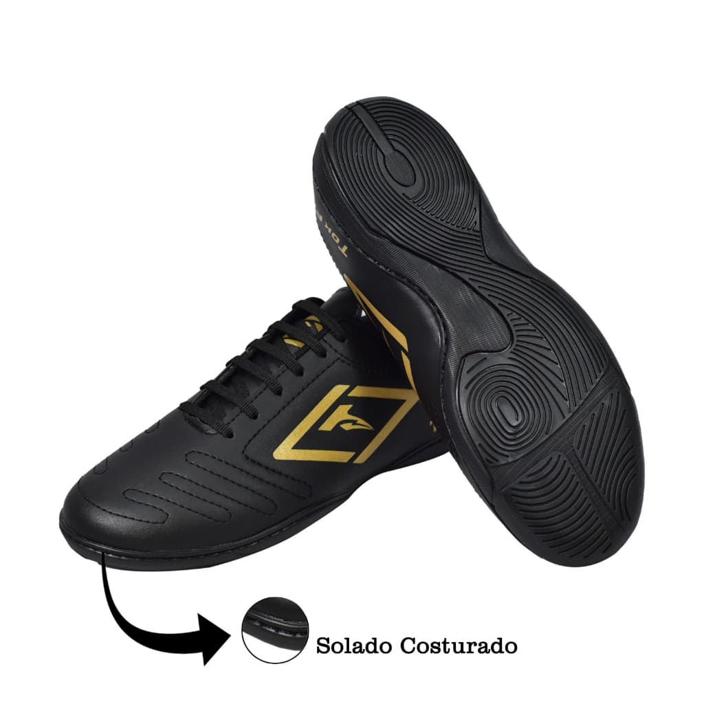 Chuteira Futsal Quadra Colada e Costurada Unisex original de qualidade excelente