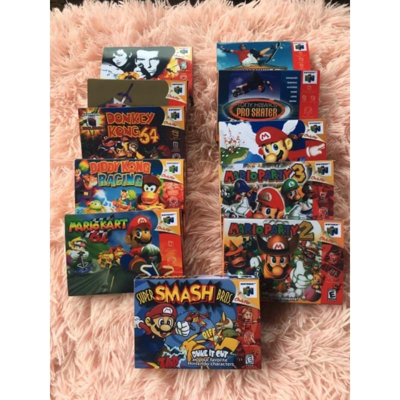 17 caixas repro super Nintendo n64 gameboy