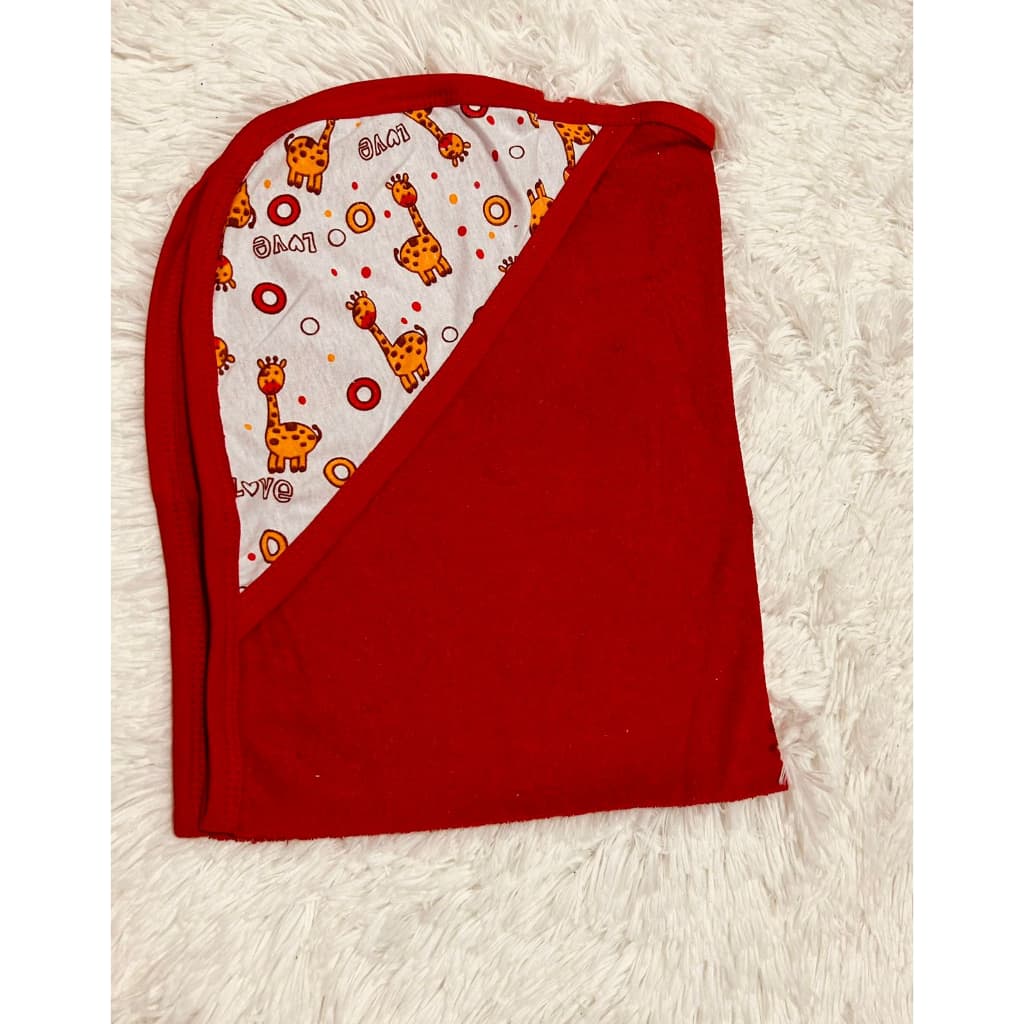 Toalha de banho para bebê com capuz estampada