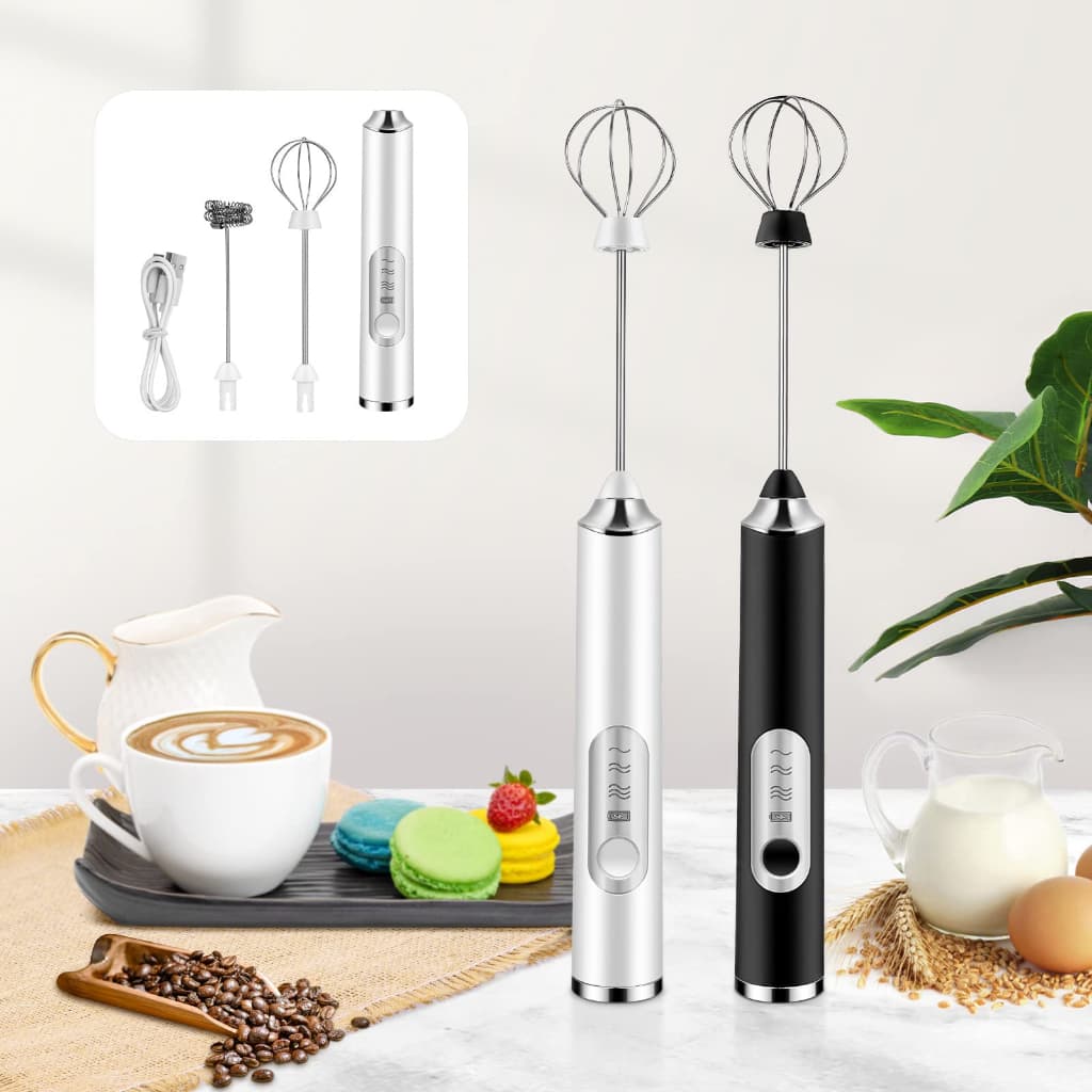 Mixer Batedor Misturador Mixer Elétrico Para Bebidas Leite Café Clara de Ovos Envio Imediato!!!
