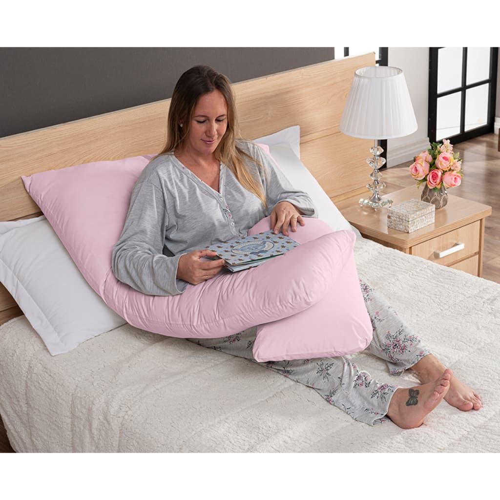 Travesseiro Almofada Gestante Rosa Chuva de Amor Conforto e Qualidade Para Gravida LINHA BABY