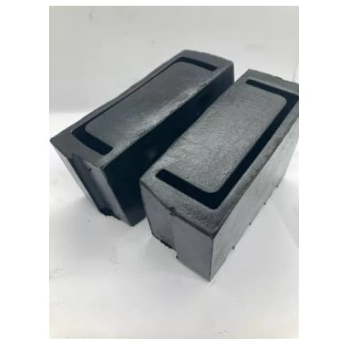 Sapata Pe De Borracha Escada De Fibra Super Reforçada Par