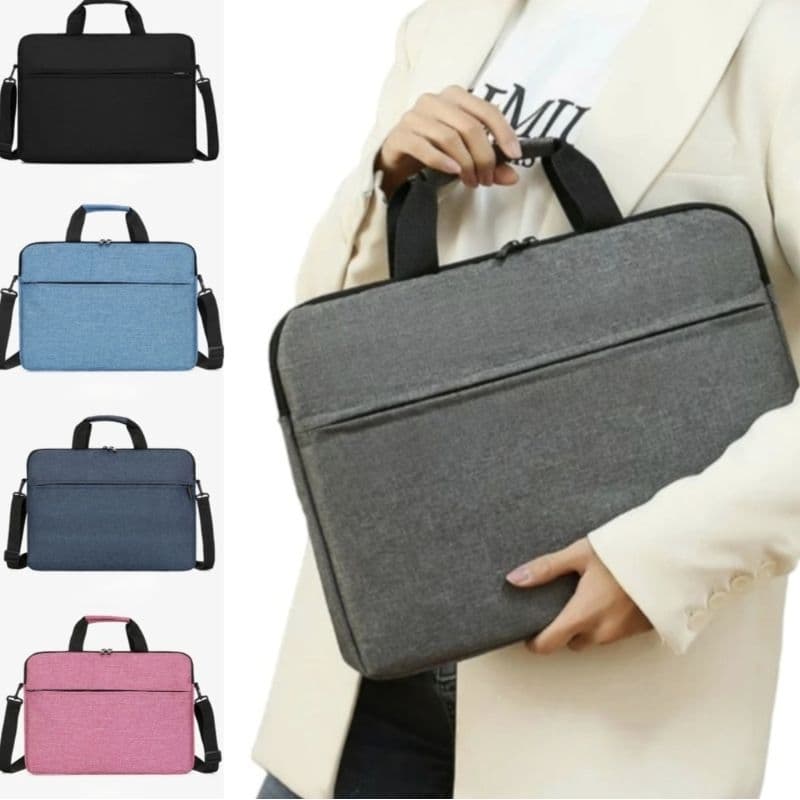 Pasta Bolsa De Ombro Executiva Notebook 15,6 polegadas Impermeavel Veludo