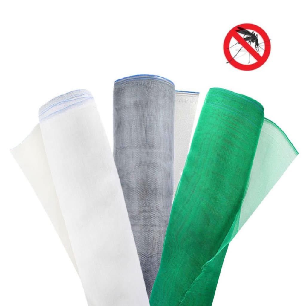 Tela Mosquiteiro Para Janela E Porta 1,0m X 10m Ou 1,20m X 10m Branco Cinza Verde - Promoção
