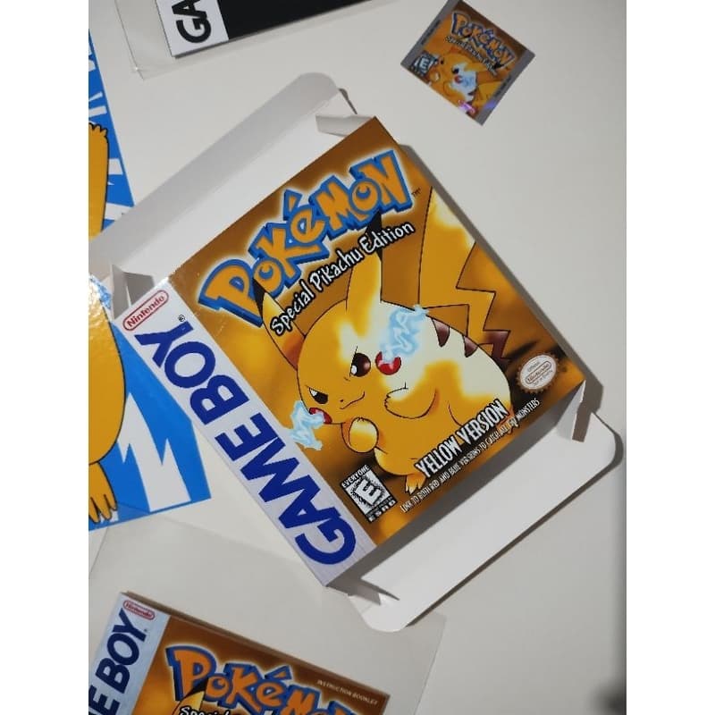 Caixa Pokémon Yelloy Game boy Color (Completo)