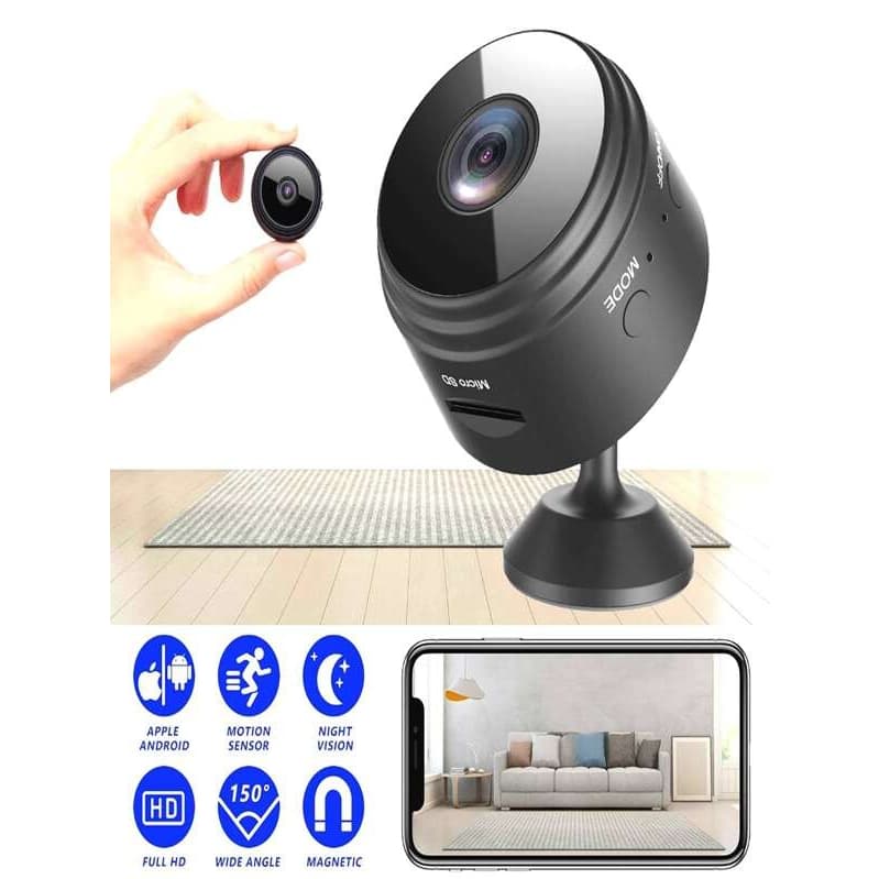 HD 1080P Mini Câmera com Controle Remoto, Micro Filmadora, Gravador de Áudio Secreto, DVR, Sensor de Movimento, Action Cam, Vídeo, Novo