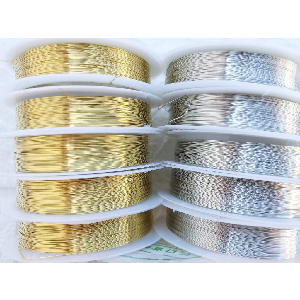 Fio Cabelo de Anjo 0.3MM Ouro/Prata 7/14/21m