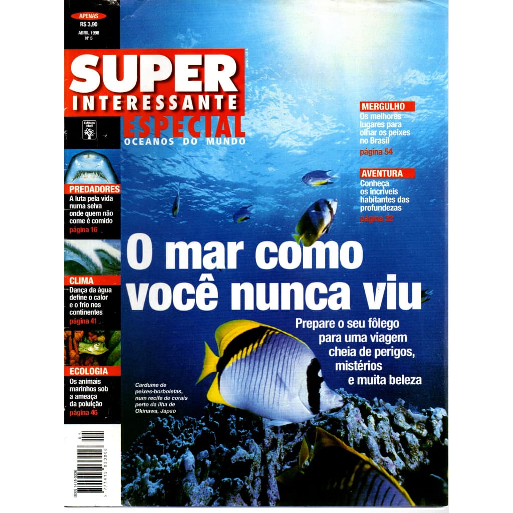 Revista Super Interessante, Nº 05,  Abril De 1998