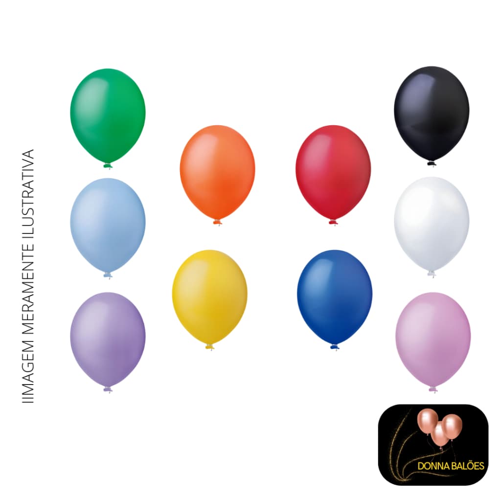 Bexiga Balão 6.5 Polegadas com 50 Unidades