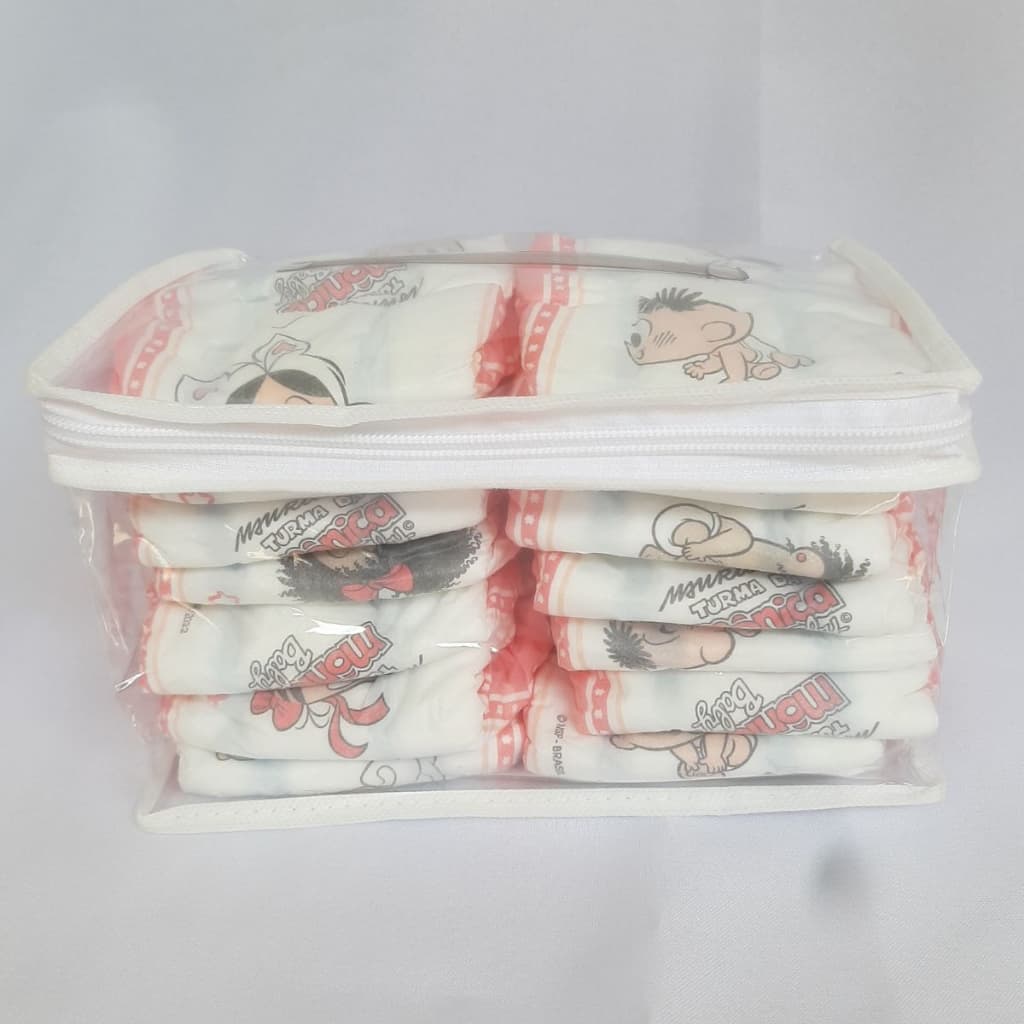 1 Unidade Nécessaire Transparente Organizador Bolsa Mala Saída Maternidade Troca e Fralda bebe