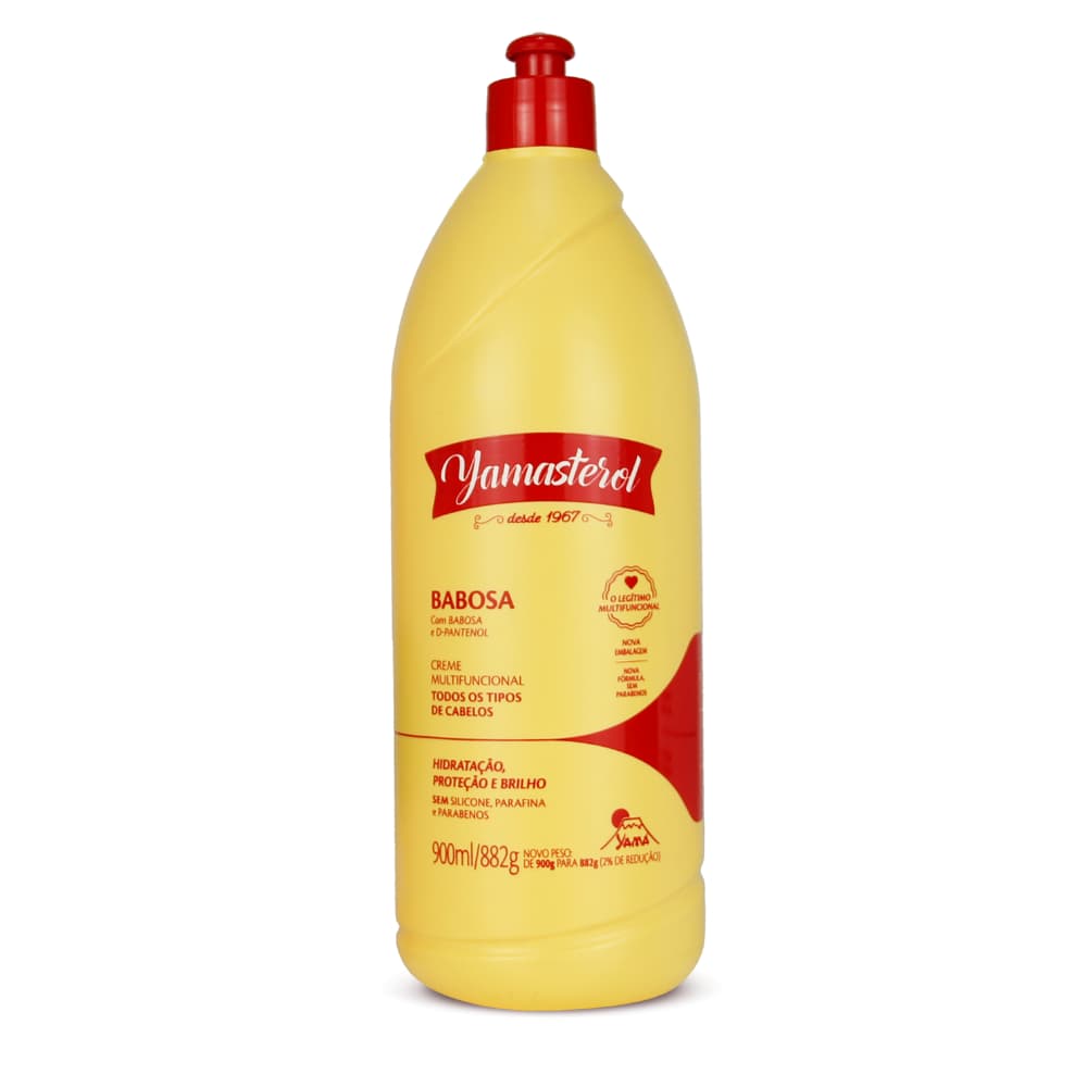 Yamasterol Babosa E D-Pantenol  900ml - Reparaçao Capilar