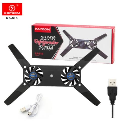 Cooler Pad para Notebook Receptor Suporte Resfriamento - KA-818
