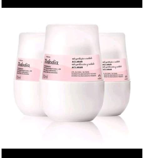kit antitranspirante aclarar natura tododia - clareador  de axilas