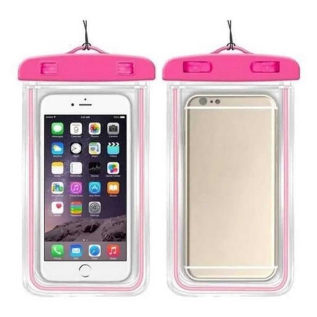 Kit 2 Capinhas De Celular À Prova D'água Mergulho Piscina Impermeável Envio Imediato