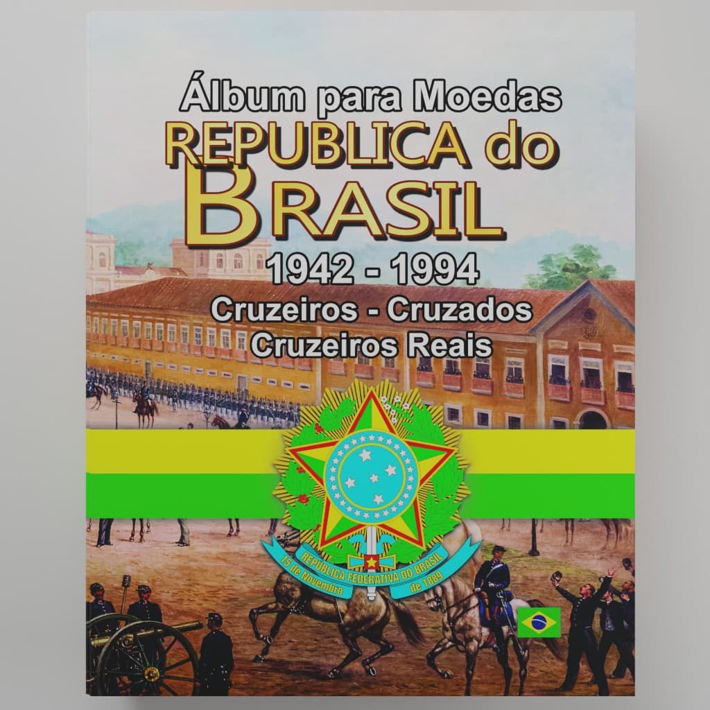 Álbum para moedas da Republica do Brasil 1942 a 1994 - Organizer
