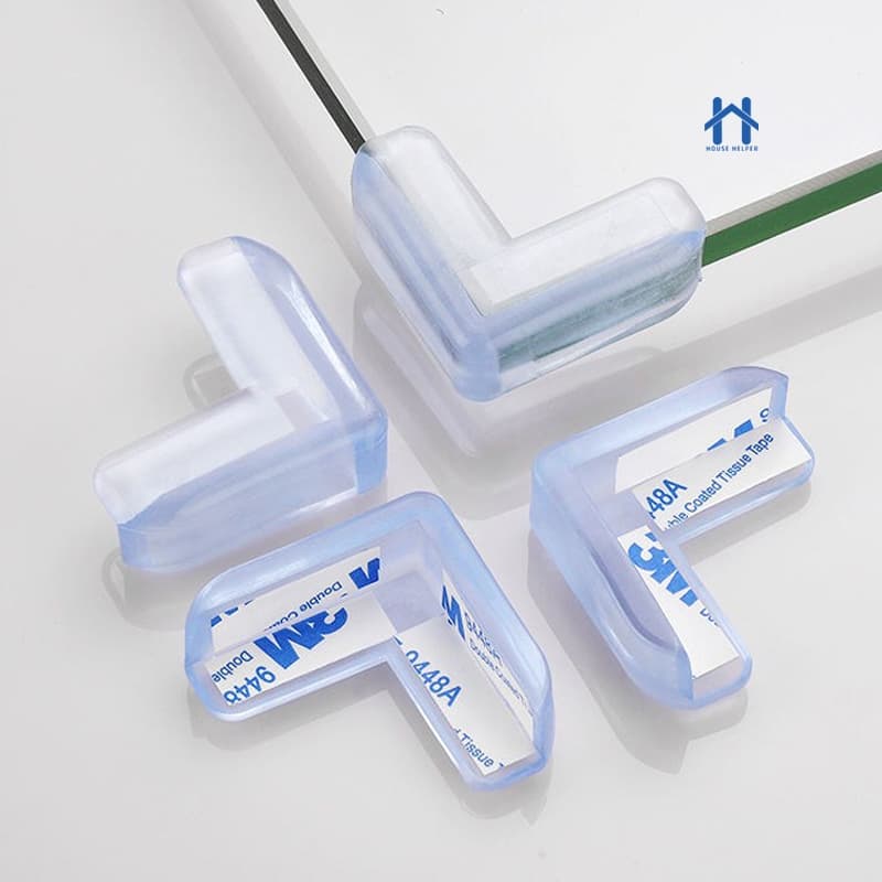 4 Unidades Protetora de Quina de Silicone para Mesa Segurança para Crianças e Bebes