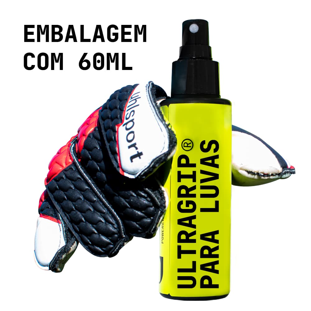 ULTRAGRIP® Cola Grip Para Luvas De Goleiro Profissional Gripe Líquido Restaura Aderência 60ml