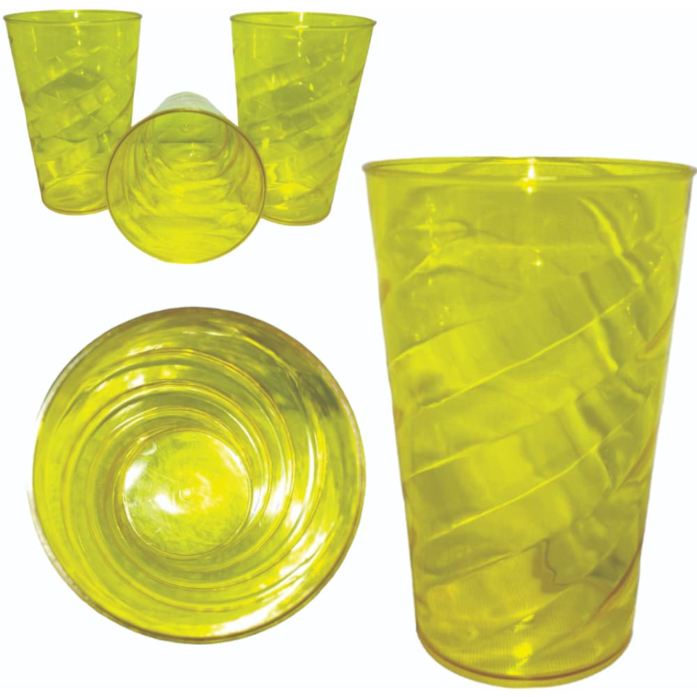 50 Copos Caldereta Twister 400ML Acrilico Liso Aniversário/Formaturas/Debutante/Festas