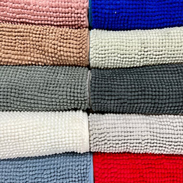 Tapete 40x60cm 50x100cm colorindo para banheiro bolinha Macarrão Microfibra