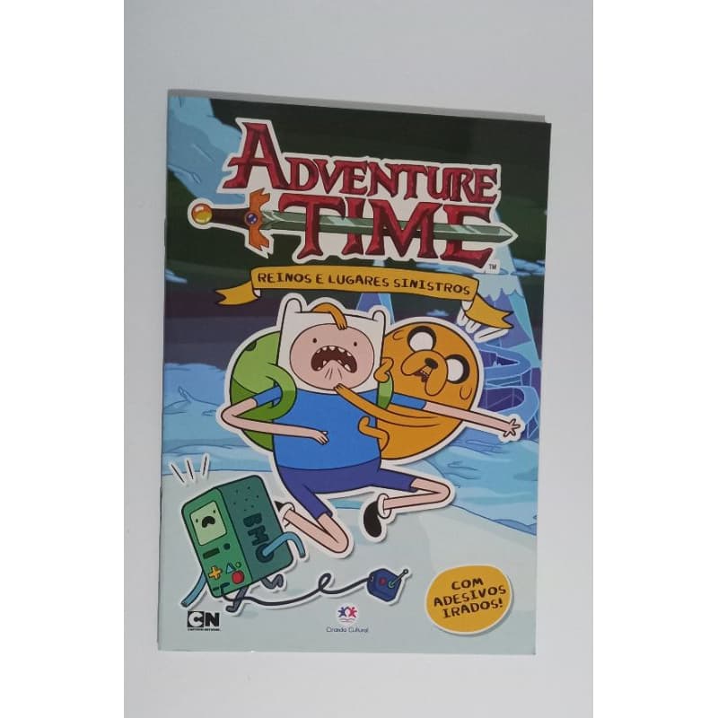 Revista de adesivos Hora de Aventura