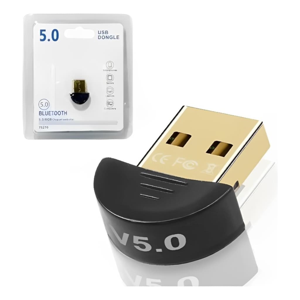 Mini Adaptador Bluetooth Usb 5.0 Conector Pc Windows