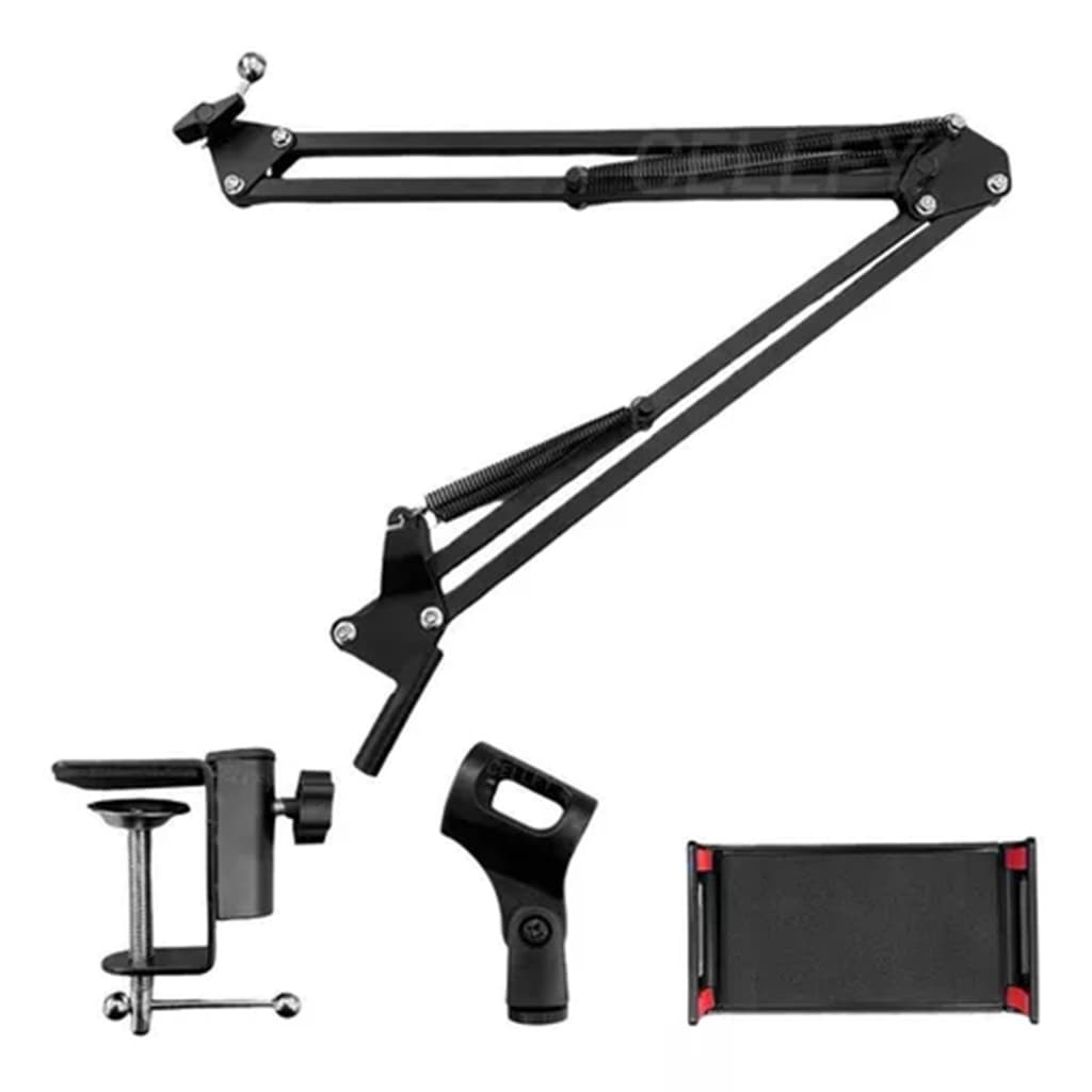 Suporte Para Cama E Mesa Articulado Universal P/Microfones/tablet E Cel