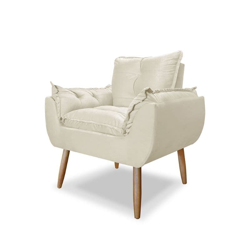 Poltrona Decorativa Opala Bege