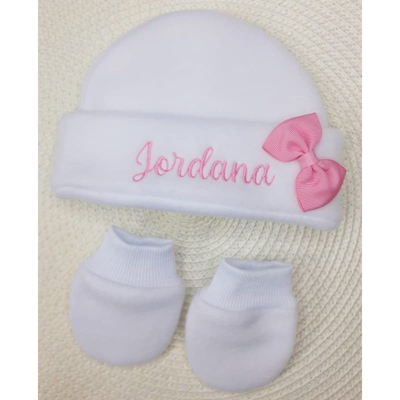 Touca RN Maternidade Microsoft Bordado Nome + Par de Luvas RN Microsoft