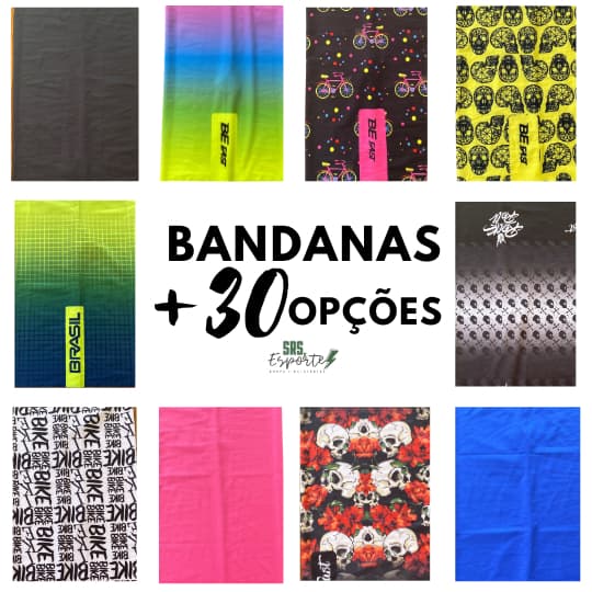 Bandana Ciclismo Be Fast Unissex Corrida Tubular Varias modelos e cores