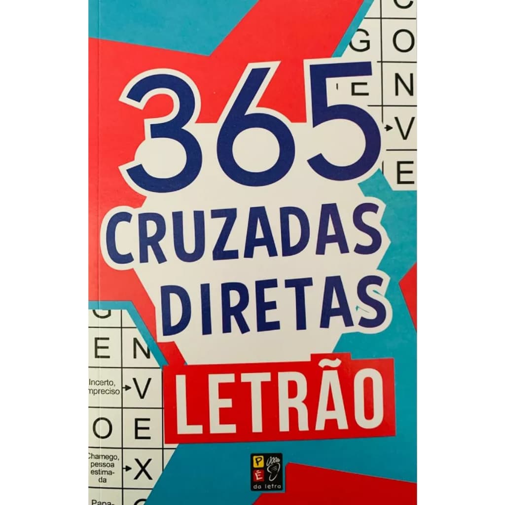 Livro: 365 Cruzadas Diretas Letrão - Pé Da Letra (novo)