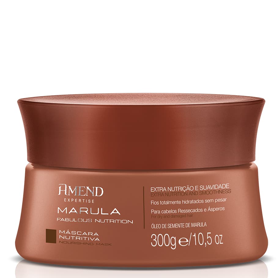 AMEND MÁSCARA NUTRITIVA EXPERTISE MARULA FABULOUS NUTRITION 300G