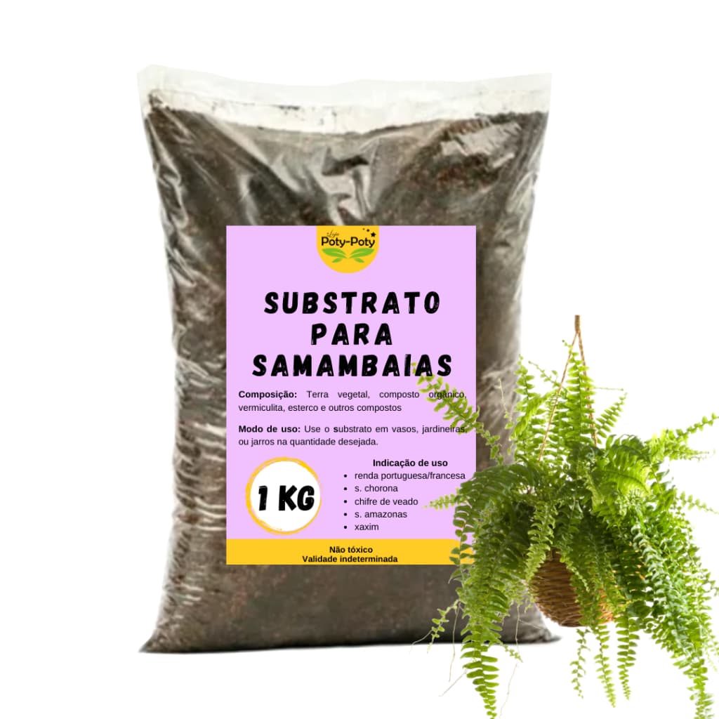 Substrato Pronto P/ Samambaias Xaxim Adubado