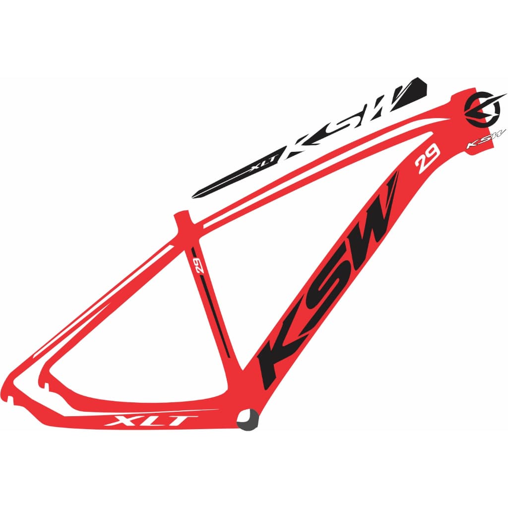Adesivos Bike Ksw Xlt 29 Kit Completo Quadro