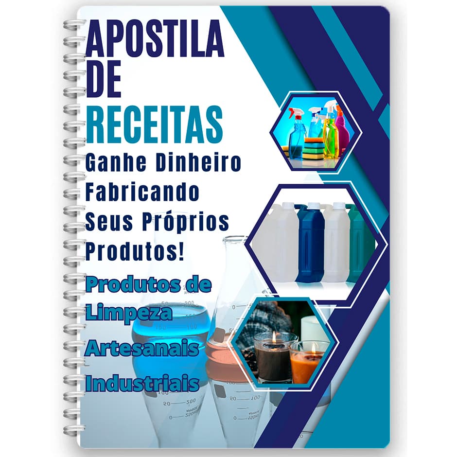 Curso Fabricação De Produtos De Limpeza Apostila Impressa