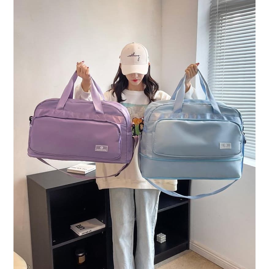 Bolsa Mochila Mala Expandível Maternidade Grande Capacidade À Prova D' Água Academia Viagem Esportiva 704 LING