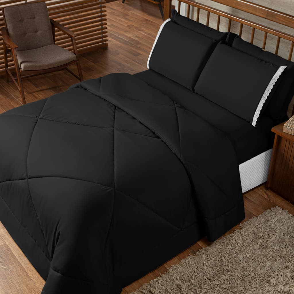 Edredom Para Cama De Queen Dupla Face 01 Unidades Frio Inverno