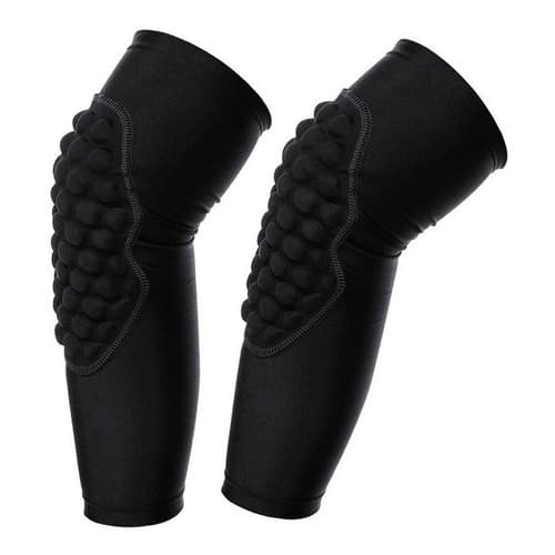 Joelheira Compressão Anti Impacto Almofadada Para Esporte .