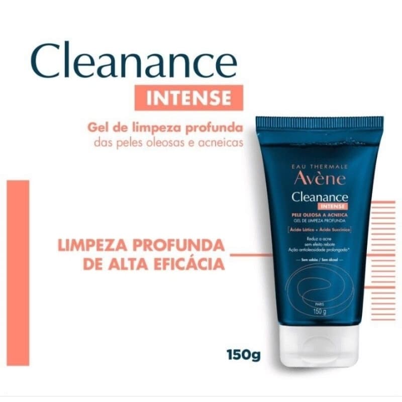 Avène Cleanance Intense - Gel de Limpeza Profunda 150g