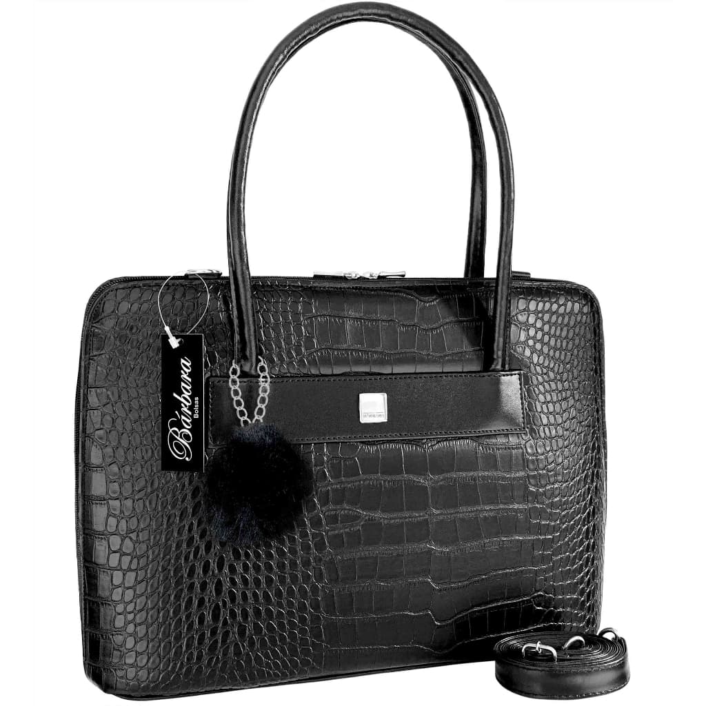 Bolsa Feminina Notebook Tablet Pasta Maleta Com Chaveiro Pompom Fashion Linda