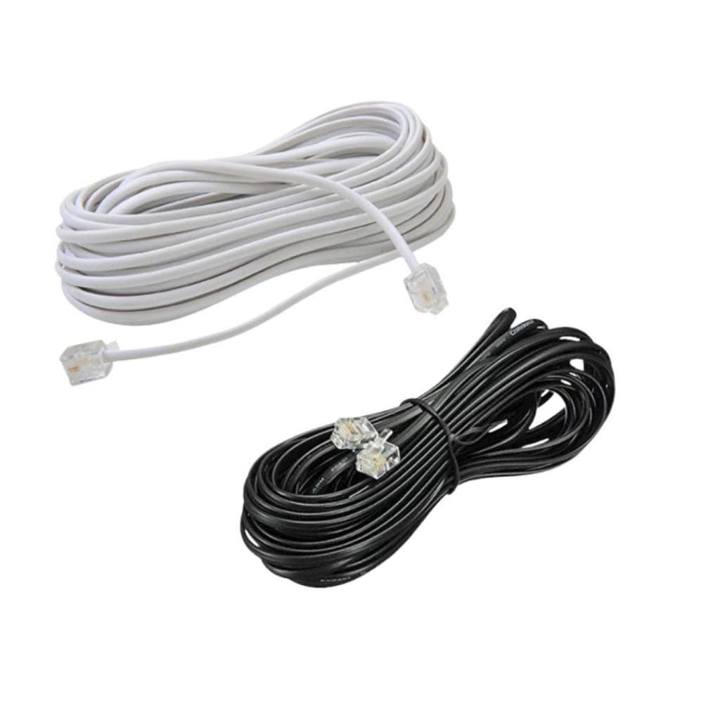 Cabo para Telefone e Fax RJ11 x RJ11 com 10 Metros