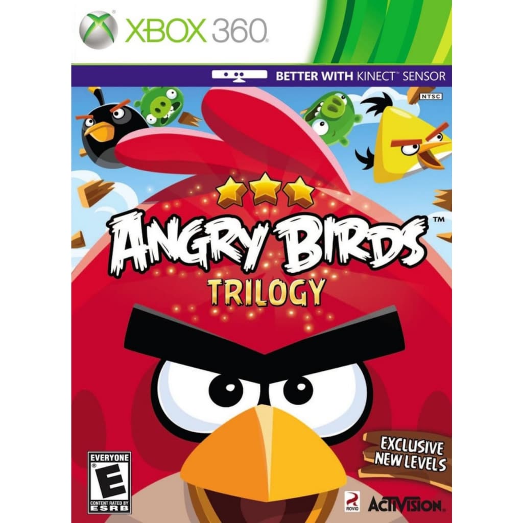 angry birds trilogy midia fisica - xbox 360