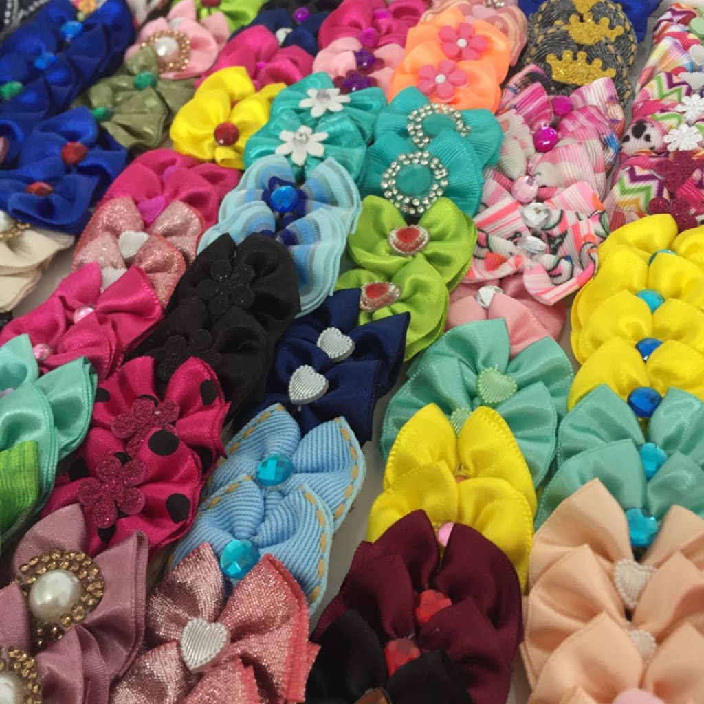 Kit Laço Pet P com 100 ou 24 unidades/Pet Shop/ Banho e Tosa