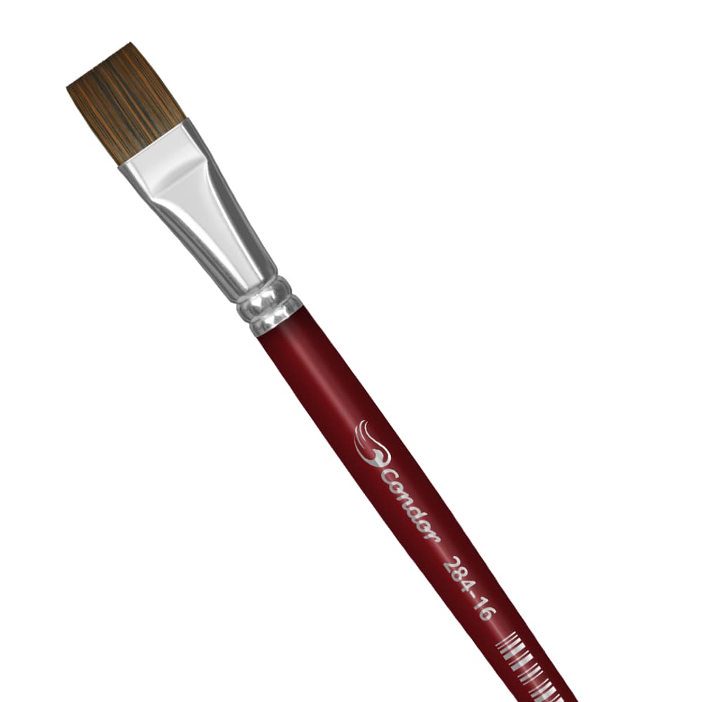 Pincel artístico 284 Condor,  pintura, artesanato, cerda macia, unidade