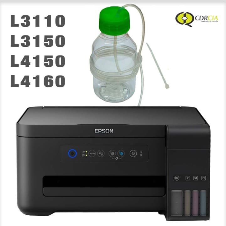 Dispenser ou dreno Para Impressora Epson: L3110, L3150, L4150, L4160, L110, L210, L355, L365, L555, L800, L805, Xp201