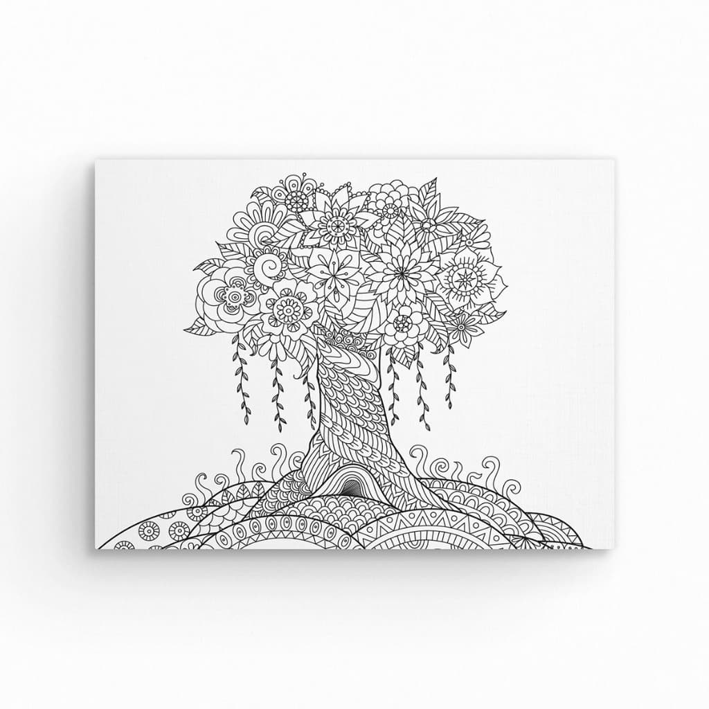 Tela Para Pintura Infantil Colorir Pintar Canvas 20x15cm