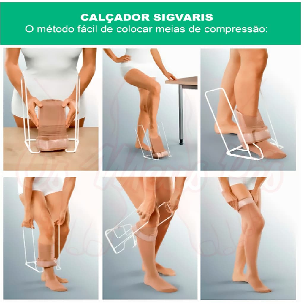 Calçador Para Meia Elástica De Compressão Sigvaris Mordomo
